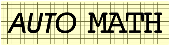 Auto Math masthead